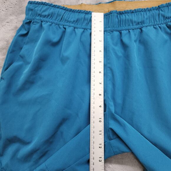 Motion Shorts Mens M Blue Stretch Guide Pro Ripstop Zip Pockets Lightweight - Picture 9 of 12